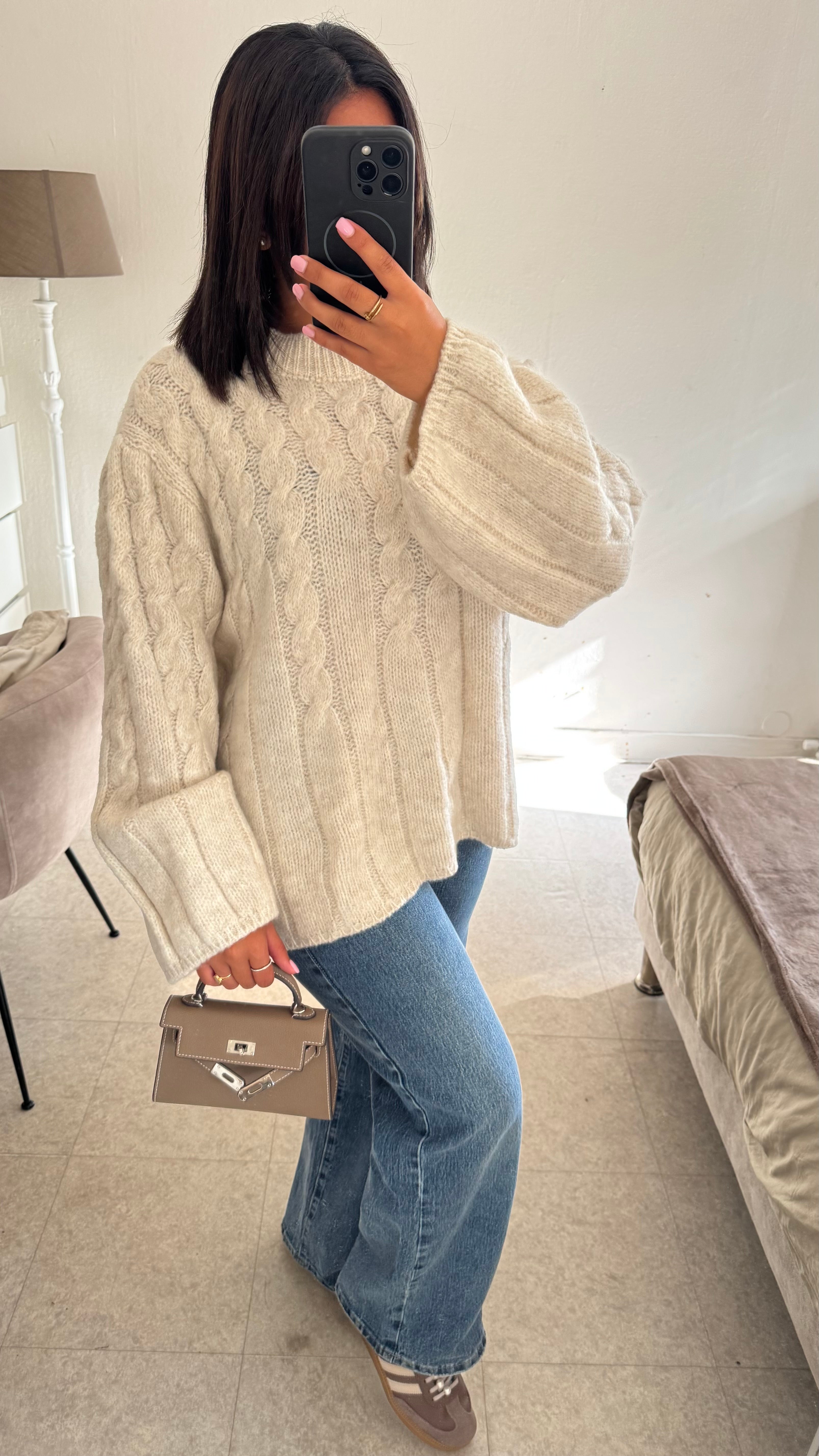 PULL MADIE BEIGE